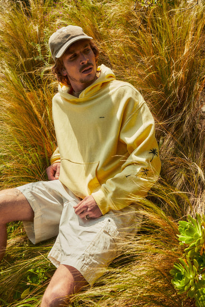 HOODIE PALM TREE BUTTER BOXY FIT ♂