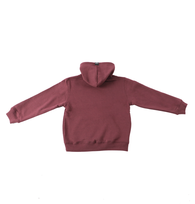 HOODIE CONSCIOUS CHERRY WINE KIDS ♀
