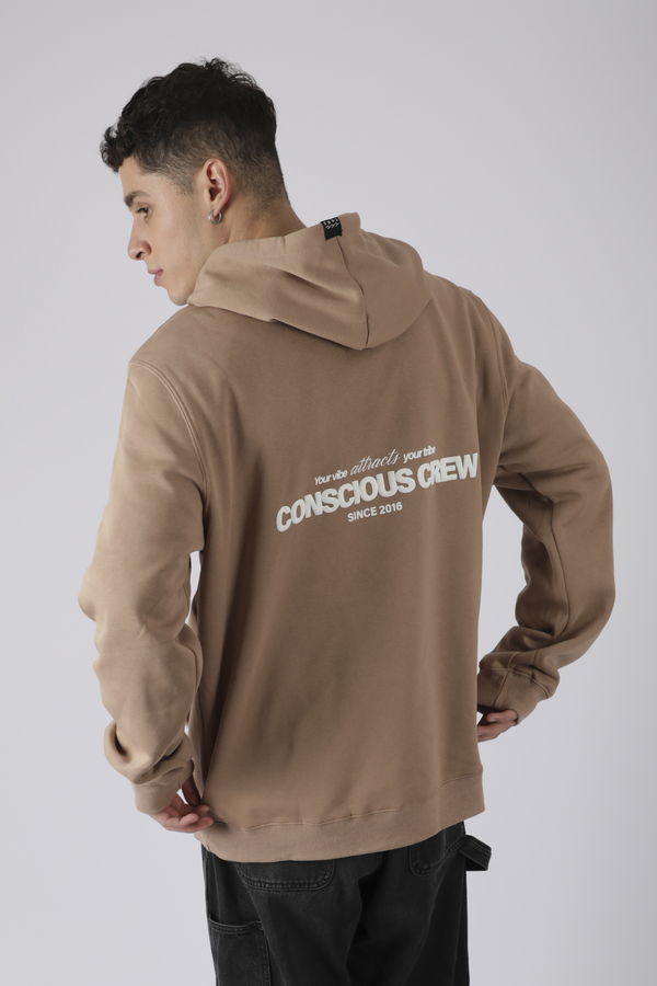 HOODIE CONSCIOUS CREW KAKI ♂
