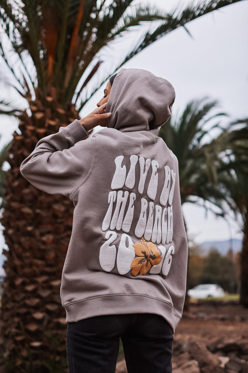 HOODIE BY THE BEACH BEIGE ♀