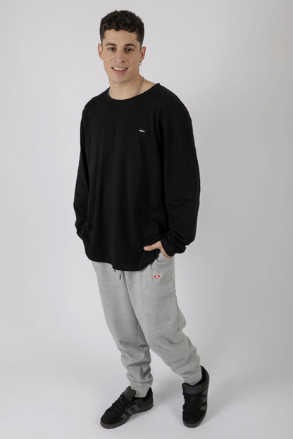 POLERA M/L PATCH BLACK ♂