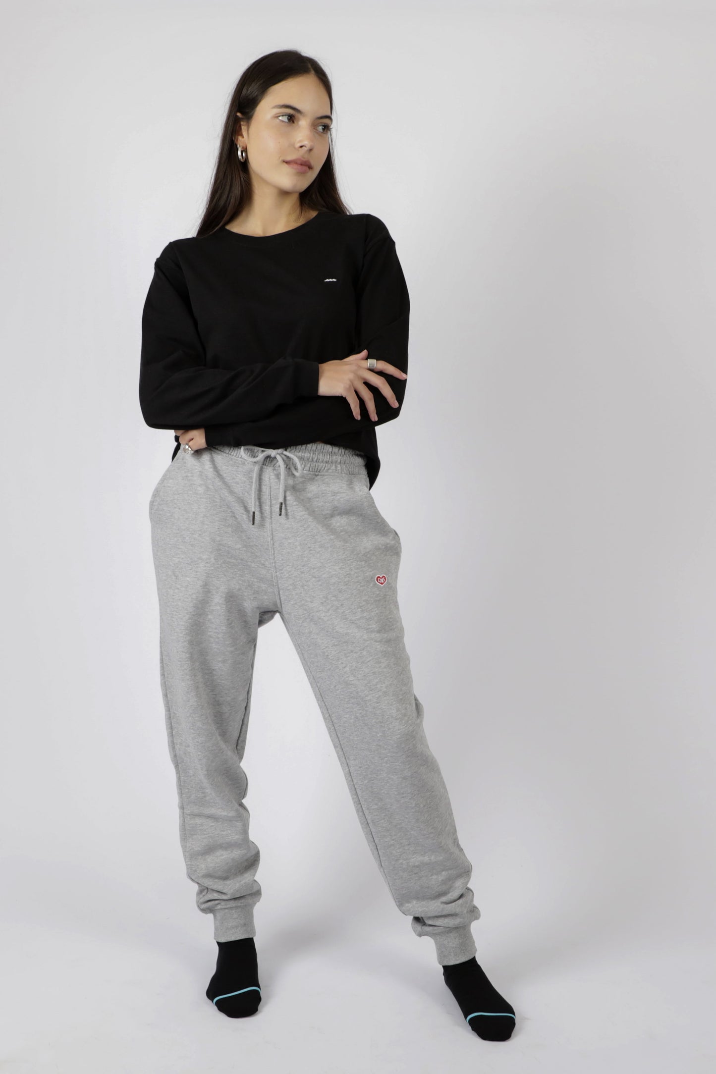 JOGGER HEART GRAY ♀
