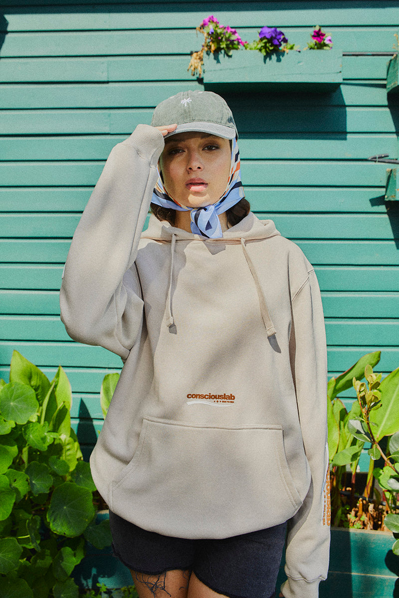 HOODIE SLEEVE LAB BEIGE ♀