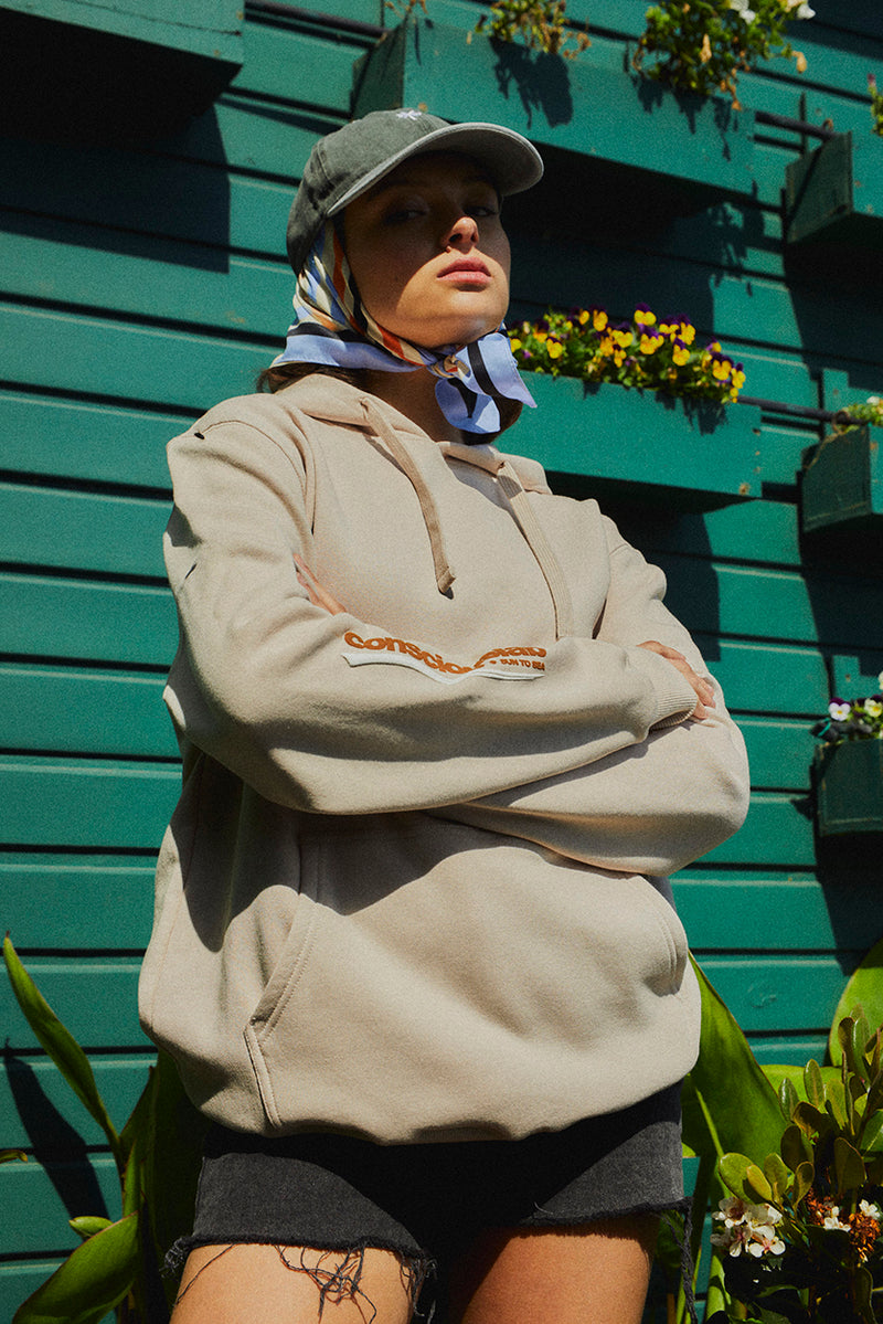 HOODIE SLEEVE LAB BEIGE ♀