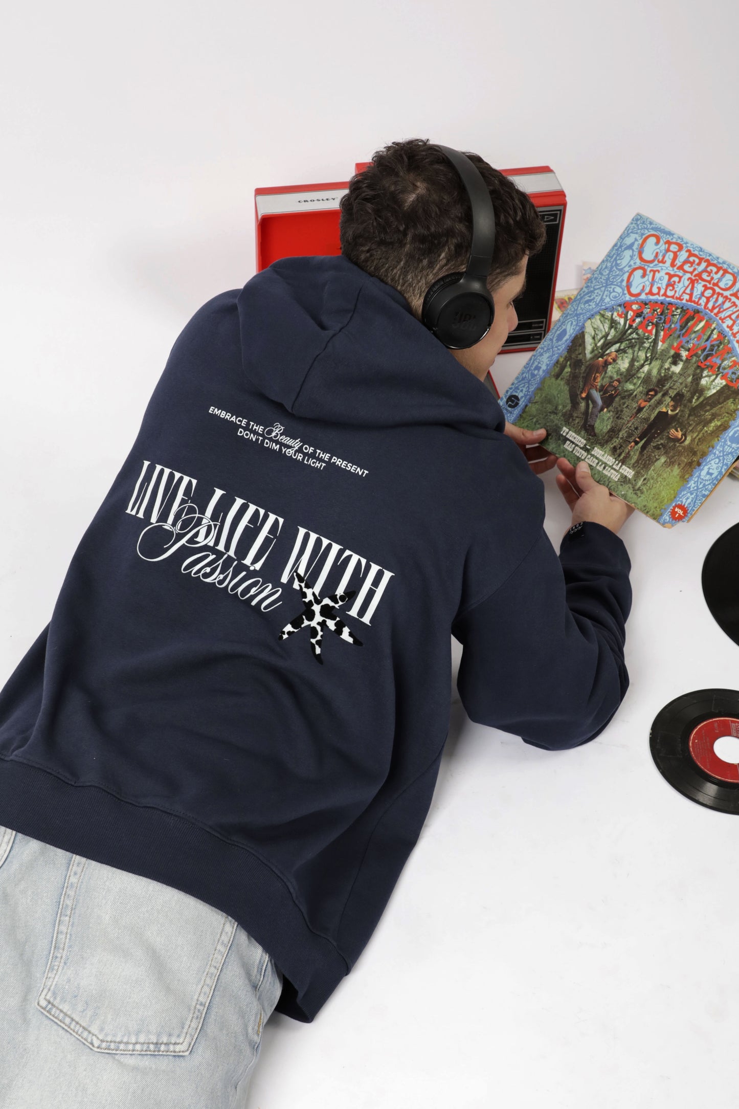 HOODIE LLWP DARK BLUE ♂