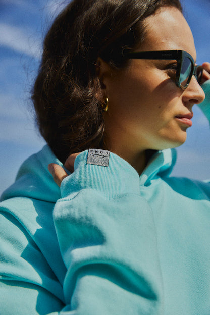 HOODIE FULL MINT BOXY FIT♀