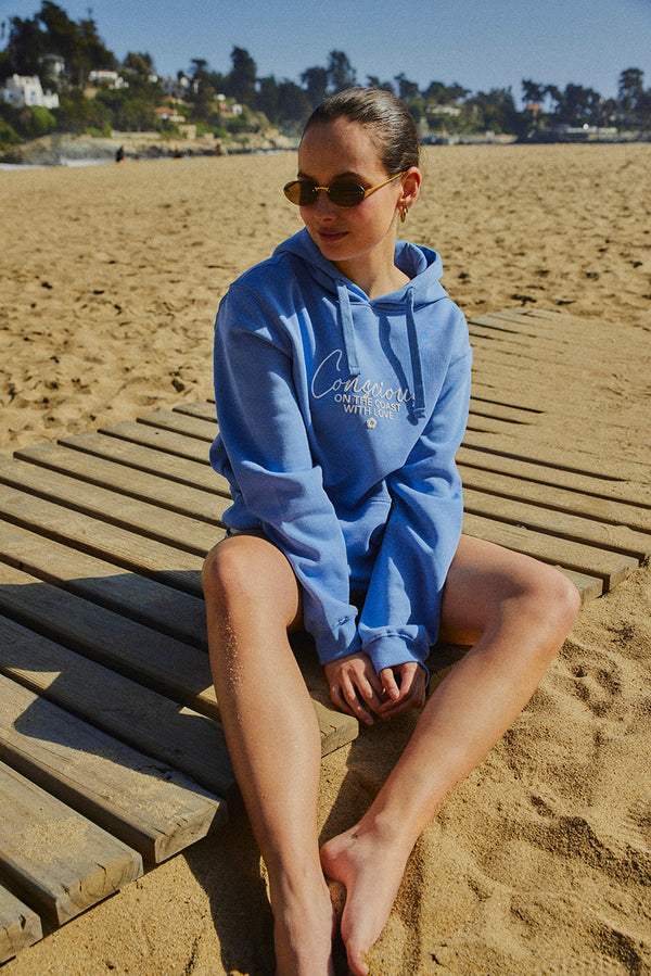 HOODIE WITH LOVE SKY ♀