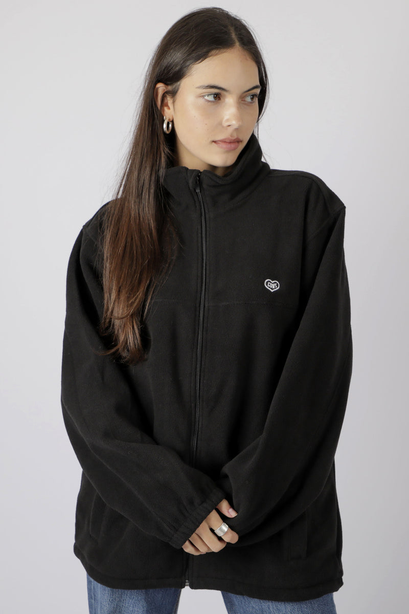 ZIPPER POLAR HEART BLACK ♀
